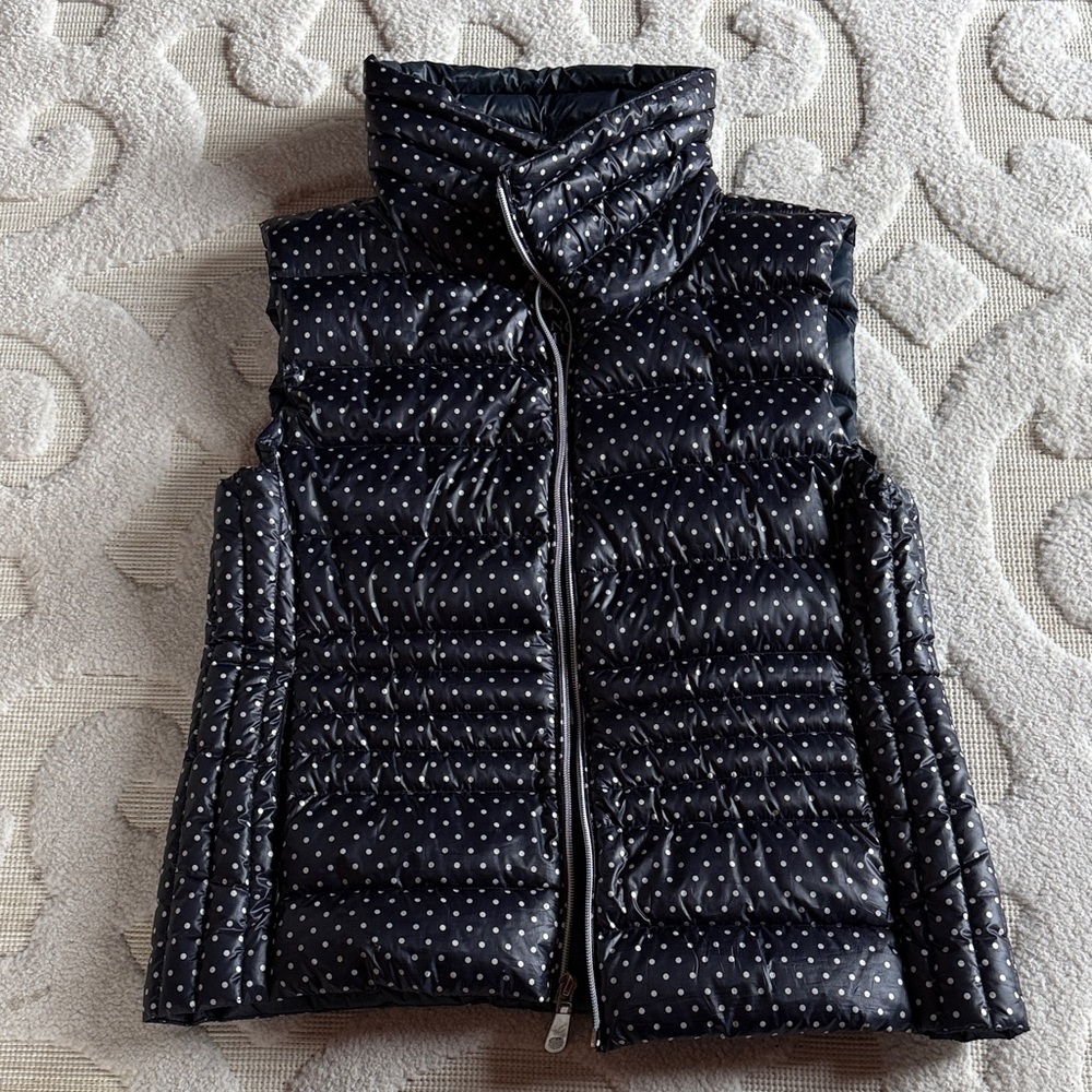 Vince Camuto Polka Dot Puffer Vest